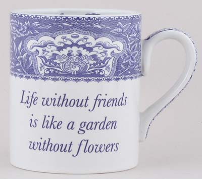 Mug large Life without Friends
